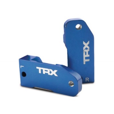 Traxxas 3632A Aluminum Caster Blocks Anodized - Blue Multi-Colored   